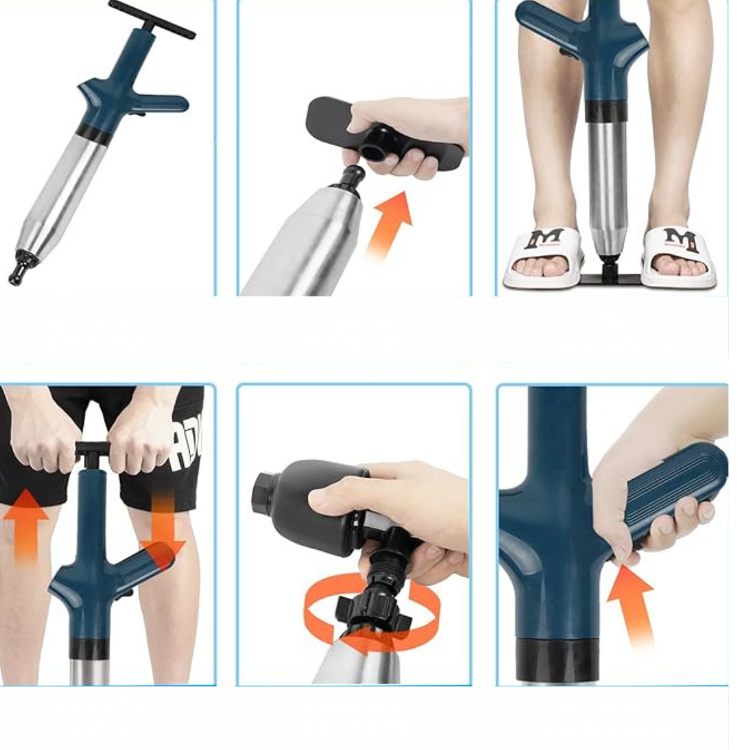 Pneumatikus lefolyó pumpa